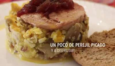 Revuelto de Setas con Foie y Cebolla al Vino Tinto: Receta Fácil