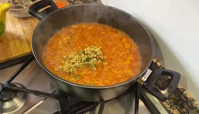 Receta de Fideos con Gambas, Almejas y Sepia