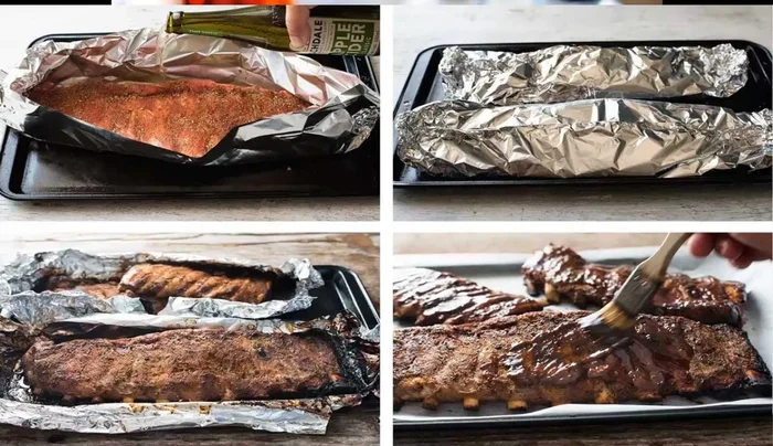 Mientras se cocinan las costillas, combine todos los ingredientes de la salsa (excepto cebolla y cilantro) en una olla y hierva a fuego alto, revolviendo constantemente, hasta que reduzca ligeramente (5 minutos). Retire del fuego, tape y deje enfriar.