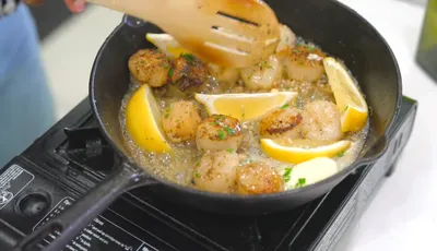 Vieiras con Mantequilla y Ajo: Receta Fácil y Deliciosa